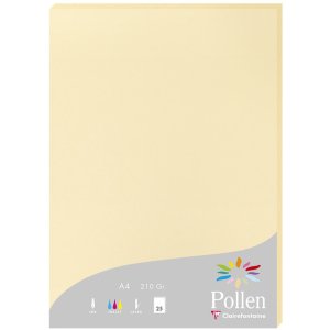 Papier a4 Pollen 210g zeem 25 vel