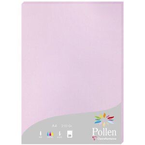 Papier a4 Pollen 210g lila 25 vellen