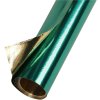 Rol aluminiumpapier dubbelzijdig maildor, 0,8x0,5m, 90g lauriergroen