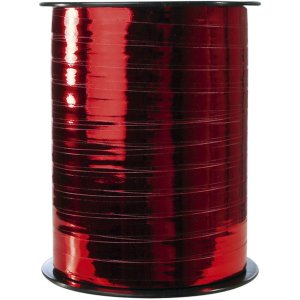 Cadeaulint 250m x 7mm rol rood