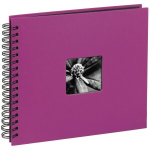 Hama Spiraal Album Fine Art roze 36x32 cm 50 zwarte paginas