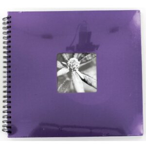 Hama Spiraal Album Fine Art paars 36x32 cm 50 zwarte paginas