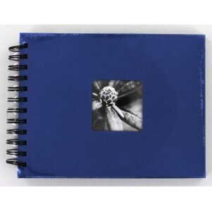 Small Album Spiraalalbum Fine Art 24x17 cm blauw