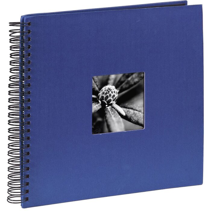 Hama Spiraal Album Fine Art blauw 36x32 cm 50 zwarte paginas