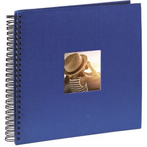 Hama Spiraal Album Fine Art blauw 36x32 cm 50 zwarte paginas