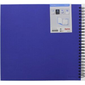 Hama Spiraal Album Fine Art blauw 36x32 cm 50 zwarte paginas