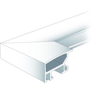 Henzo Luzern aluminium lijst 15x20 staal grijs