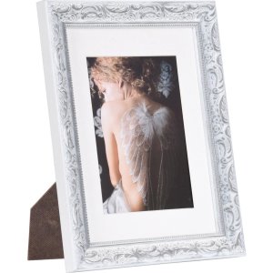 Chic Barok Fotolijst 18x24 cm wit