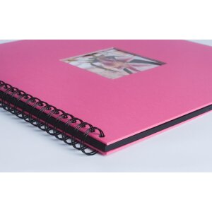 Spiraal album Khari fuchsia geribd