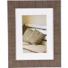 Henzo Houten Fotolijst Drijfhout 15x20 midden bruin met passepartout 10x15 cm