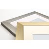 Walther Aluminium lijst aluline 50x70 cm zilver met passepartout 40x50 cm