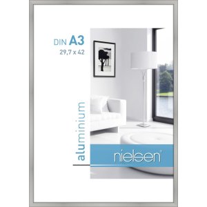 Aluminium lijst Classic 29,7x42 cm zilver mat