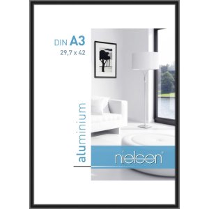 Aluminium lijst Classic 29,7x42 cm geanodiseerd zwart