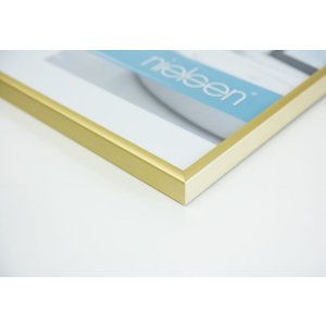 Aluminium lijst Classic 30x30 cm goud mat