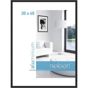 Aluminium lijst Classic 30x40 cm geanodiseerd zwart