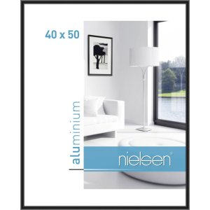 Aluminium lijst Classic 40x50 cm geanodiseerd zwart