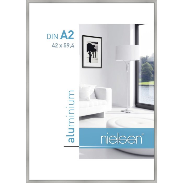 Aluminium lijst Classic 42x59,4 cm zilver mat