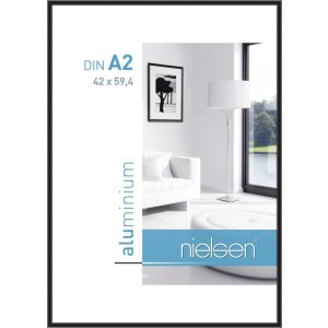 Aluminium lijst Classic 42x59,4 cm geanodiseerd zwart