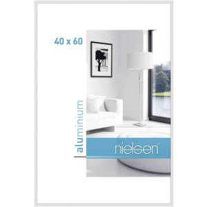 Aluminium lijst Classic 40x60 cm wit