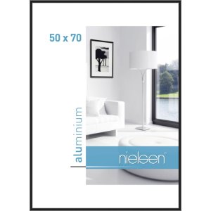 Aluminium lijst Classic 50x70 cm geanodiseerd zwart