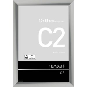 Nielsen Aluminium lijst c2 10x15 cm zilver