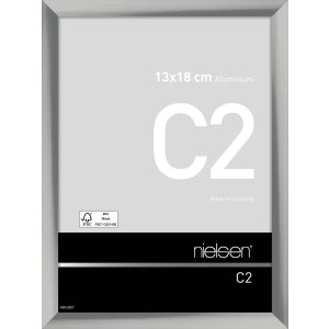 Nielsen Aluminium lijst c2 13x18 cm zilver