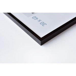 Nielsen Aluminium lijst c2 13x18 cm geanodiseerd zwart glanzend