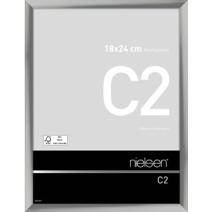 Nielsen Aluminium lijst c2 18x24 cm zilver