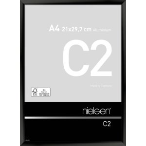 Nielsen Aluminium lijst c2 21x29,7 cm geanodiseerd zwart...