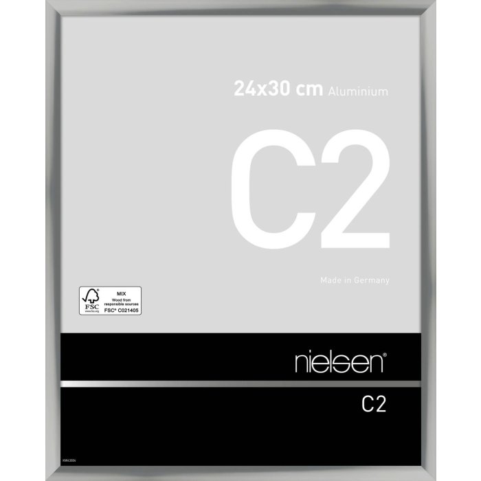 Nielsen Aluminium lijst c2 24x30 cm zilver