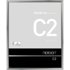 Nielsen Aluminium lijst c2 24x30 cm zilver