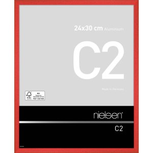 Nielsen Aluminium lijst c2 24x30 cm tornado rood