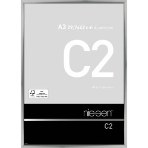 Nielsen Aluminium lijst c2 29,7x42 cm zilver