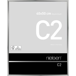 Nielsen Aluminium lijst c2 40x50 cm zilver