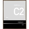 Nielsen Aluminium lijst c2 40x50 cm structuur notelaar mat