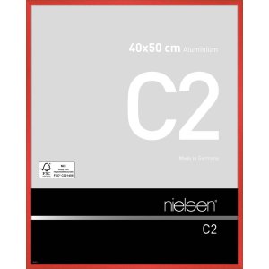 Nielsen Aluminium lijst c2 40x50 cm tornado rood