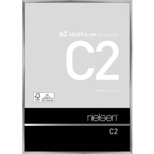 Nielsen Aluminium lijst c2 42x59,4 cm zilver