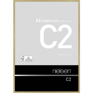 Nielsen Aluminium lijst c2 42x59,4 cm structuur goud mat