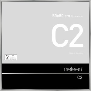 Nielsen Aluminium lijst c2 50x50 cm zilver