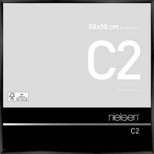 Nielsen Aluminium lijst c2 50x50 cm geanodiseerd zwart...