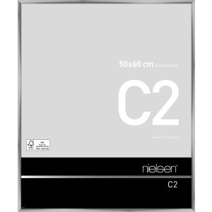 Nielsen Aluminium lijst c2 50x60 cm zilver