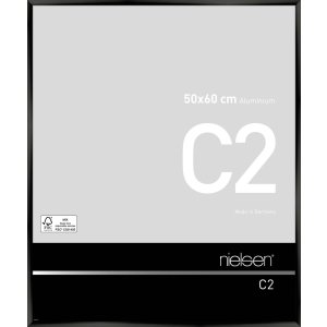 Nielsen Aluminium lijst c2 50x60 cm geanodiseerd zwart...