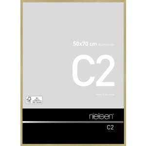 Nielsen Aluminium lijst c2 50x70 cm structuur goud mat