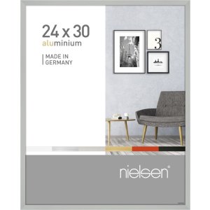 Nielsen Aluminium lijst Pixel 24x30 cm zilver mat