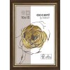 Ascot houten lijst 10x15 cm donkerbruin-goud