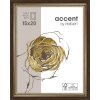 Ascot houten lijst 13x18 cm donkerbruin-goud