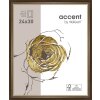 Ascot houten lijst 18x24 cm donkerbruin-goud