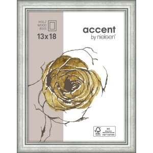 Ascot houten lijst 24x30 cm zilver