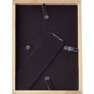 Houten clip-on lijst Quadrum 13x18 cm zilver