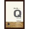 Houten clip-on lijst Quadrum 20x30 cm wengé